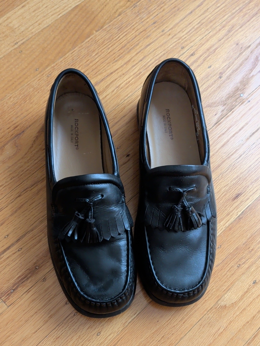 Rockport Made In Italy Leather Tassel Penny Loafers